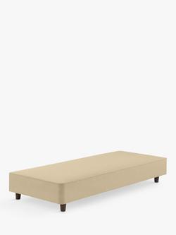 John Lewis Pocket Sprung Shallow Divan Base, Single, Putty, Putty