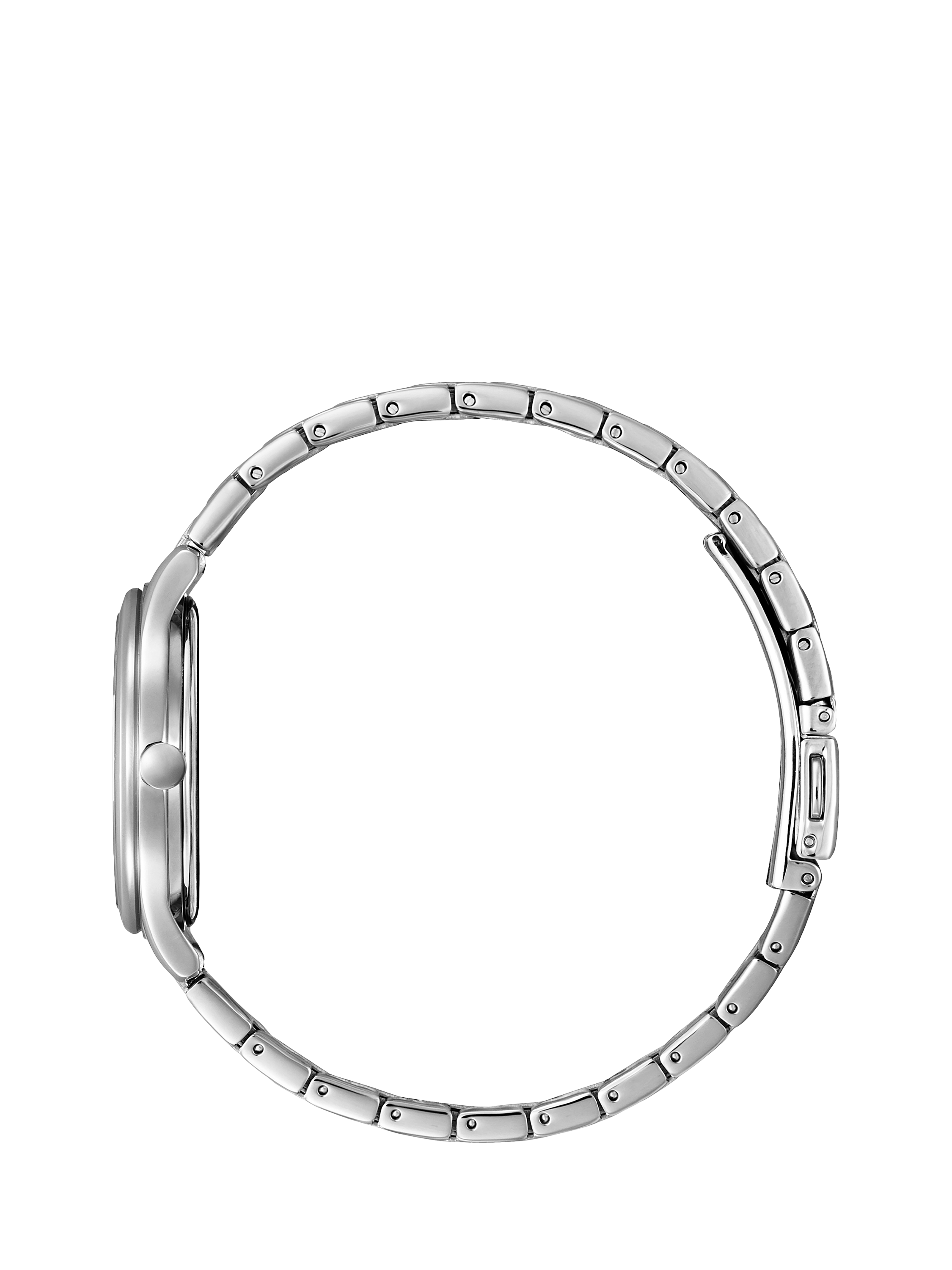 Product image 2 of 2, which shows Citizen EM0500-73L Women's Eco-Drive Bracelet Strap Watch, Silver/Blue