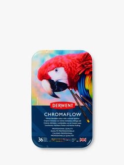Derwent Chromaflow Soft Core Coloured Drawing Pencils, Set of 36 - view 2, 