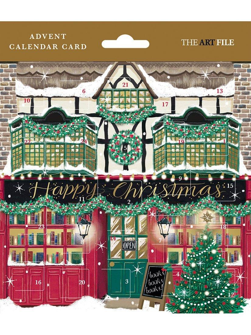 Art File Christmas Shop Advent Calendar Card