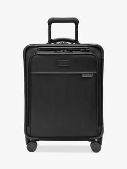 Briggs & Riley Global Carry-On 4-Wheel Spinner 53cm Expandable Cabin Case, 49L, Black