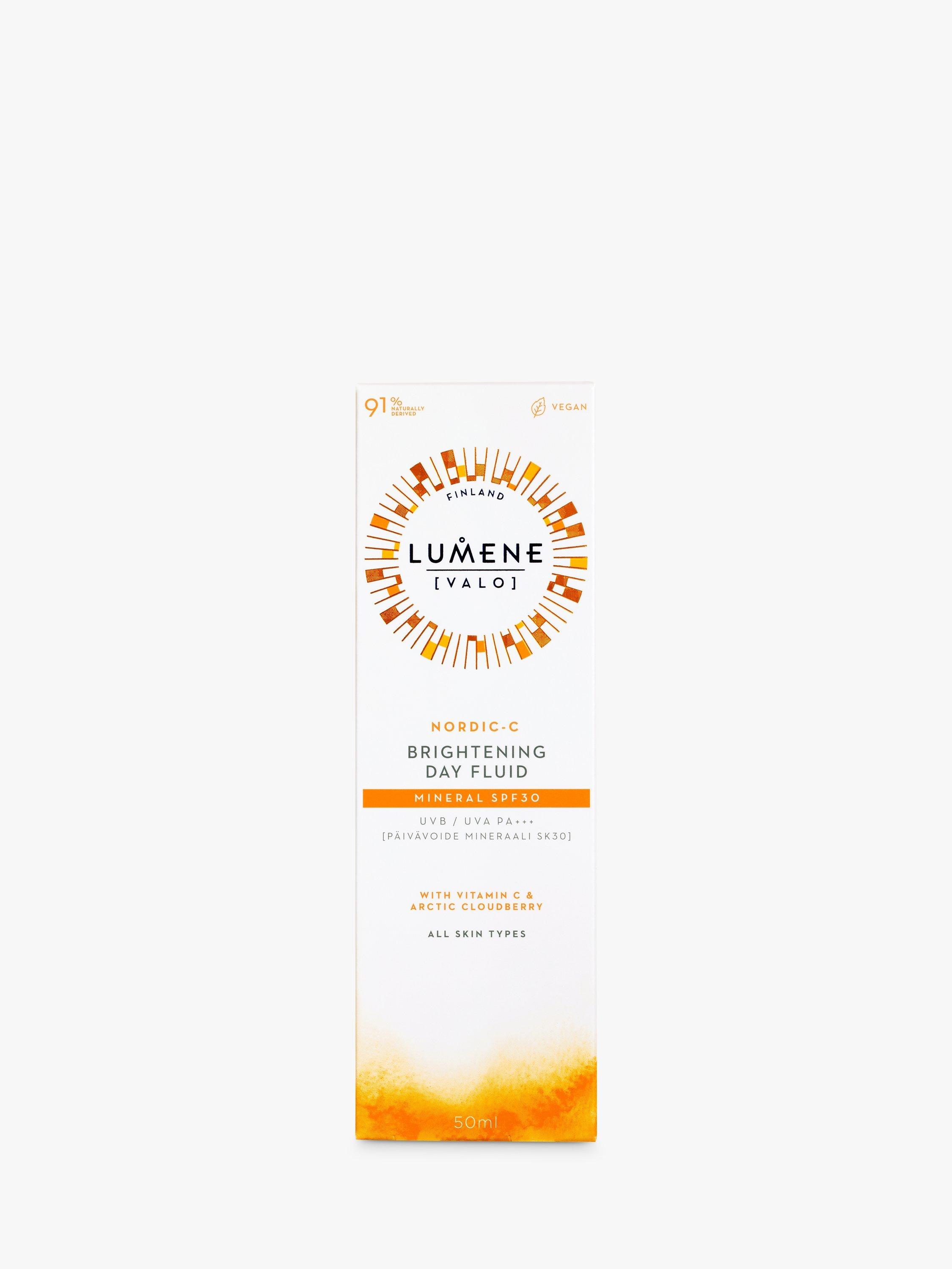 Product image 2 of 4, which shows Lumene Nordic C Valo Brightening Day Fluid SPF 30, 50ml