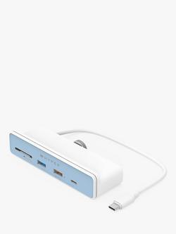 HYPER HyperDrive 6-in-1 USB-C Hub Adapter for iMac 24" (2021), Silver