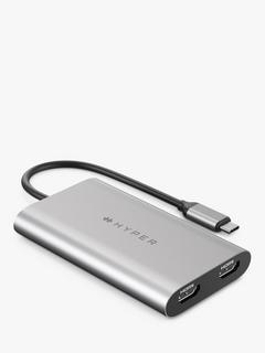 HYPER HyperDrive USB-C to Dual 4K HDMI Adapter