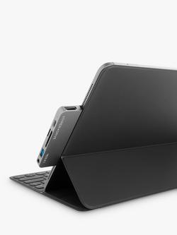HYPER HyperDrive 6-in-1 USB-C Hub Adapter for iPad - view 2, Grey