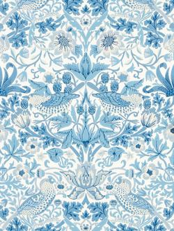 Morris & Co. Simply Strawberry Thief Wallpaper, Msim217058