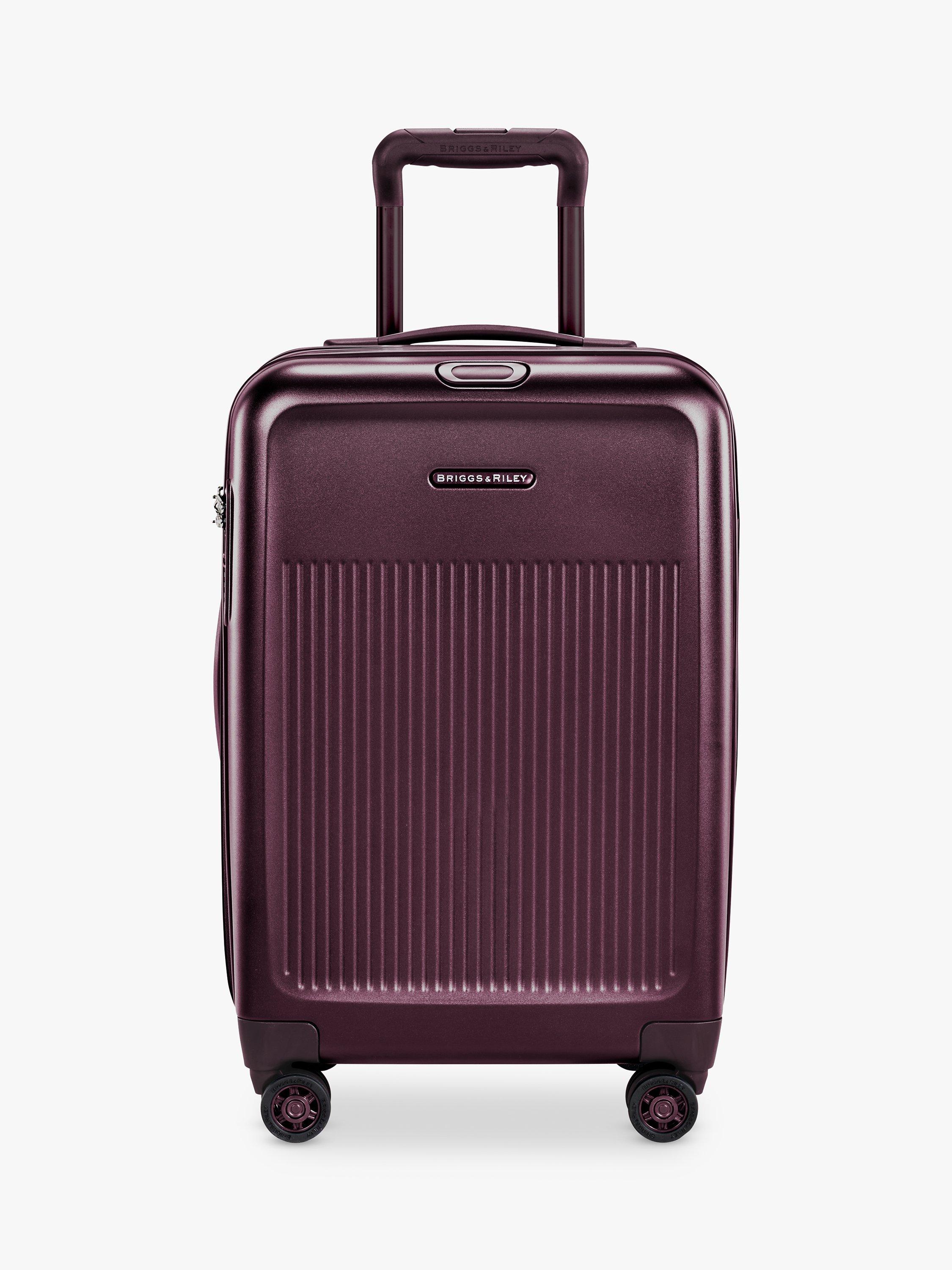 Briggs & Riley Sympatico Domestic 8-Wheel 56cm Expandable Cabin Case, Matte Plum
