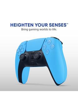 PlayStation 5 DualSense Wireless Controller, Starlight Blue - view 2, Starlight Blue