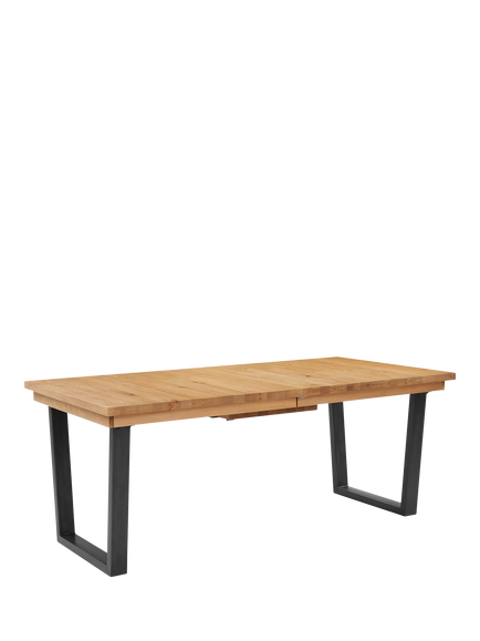 John Lewis Calia 8-10 Seater Extending Dining Table, Solid Oak, Oak