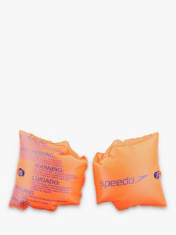Speedo Kids' Roll Up Armbands, Orange - view 2, Orange