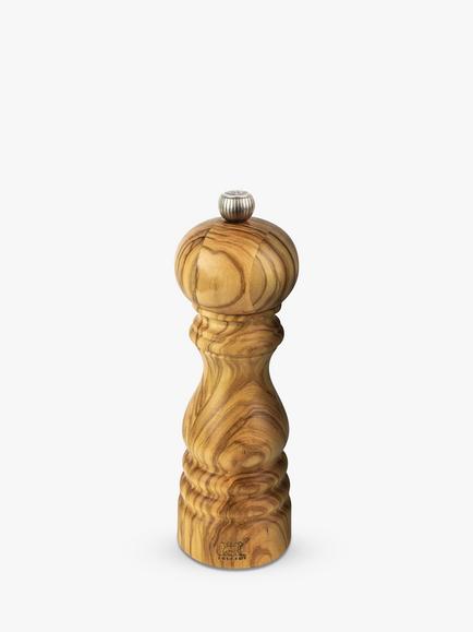 Peugeot Paris u'Select Manual Adjustable Olive Wood Salt Mill, 18cm, Natural, Natural