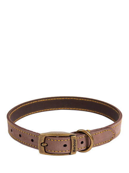Barbour Leather Dog Collar, Mid Brown, Mid Brown