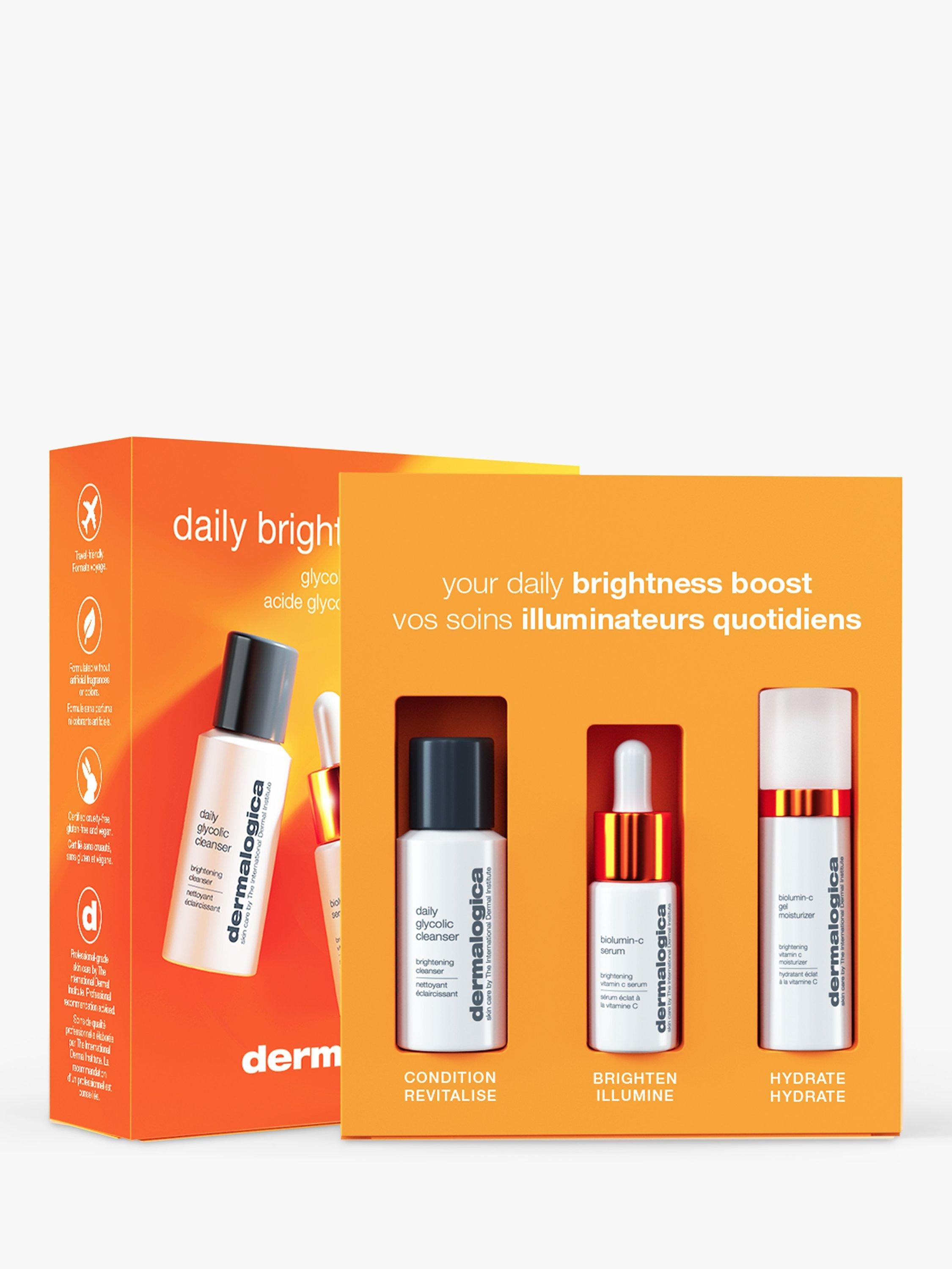 Product image 2 of 6, which shows Dermalogica Daily Brightness Booster Kit Skincare Gift Set