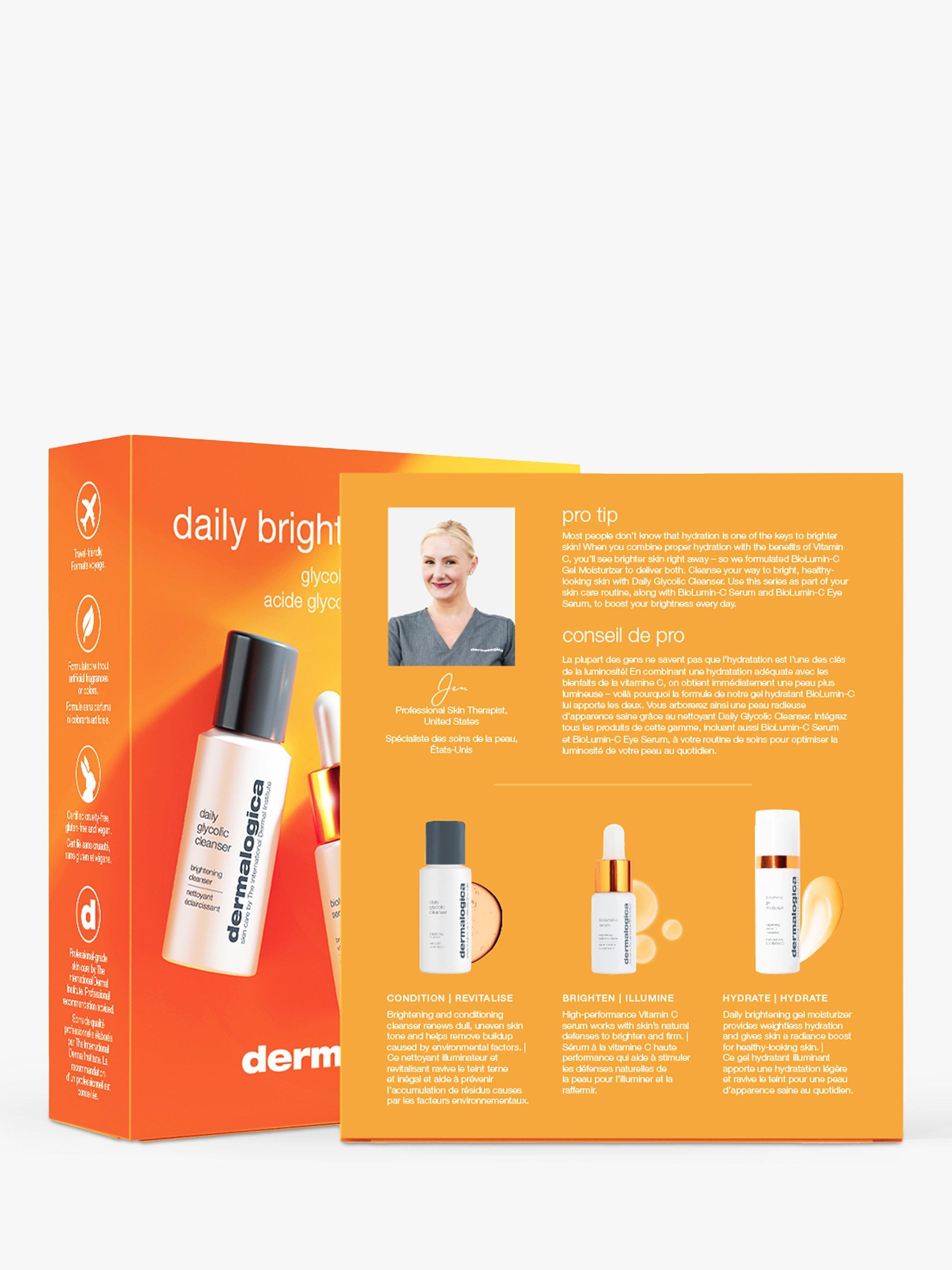 Product image 6 of 6, which shows Dermalogica Daily Brightness Booster Kit Skincare Gift Set