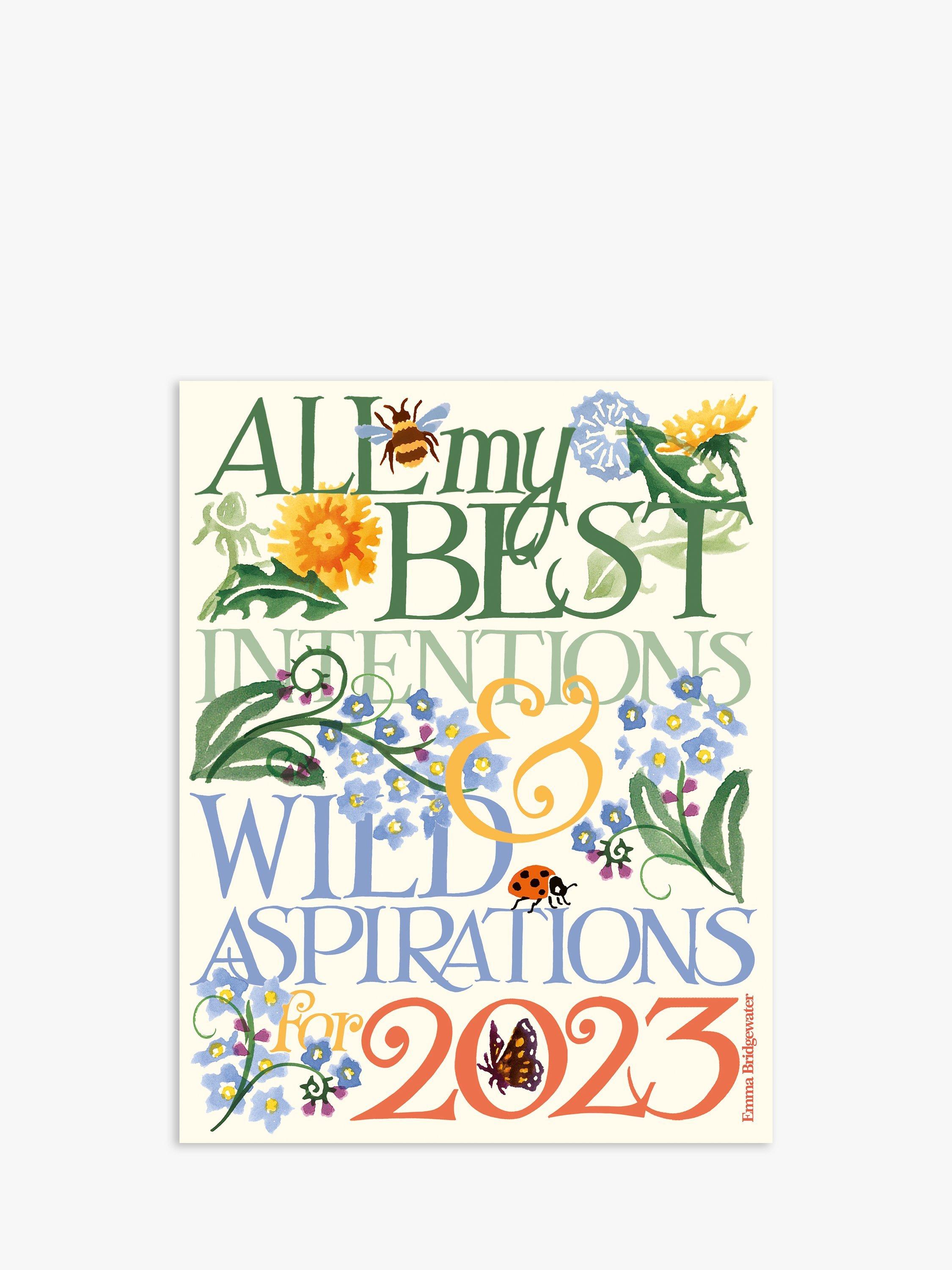 Emma Bridgewater All My Intentions Diary, 2023