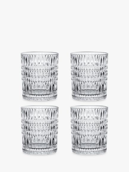 Nachtmann Ethno Crystal Glass Tumbler, Set of 4, 294ml, Clear, Clear