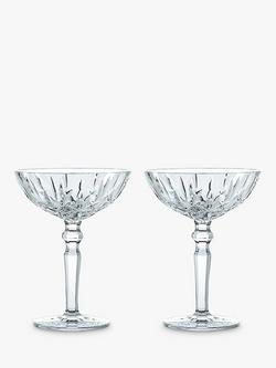 Nachtmann Noblesse Crystal Cocktail Glass, Set of 2, 180ml, Clear, Clear