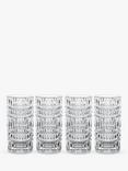 Nachtmann Ethno Longdrink Crystal Glass Highball, Set of 4, 434ml, Clear