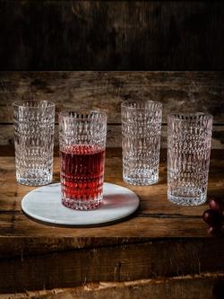 Nachtmann Ethno Longdrink Crystal Glass Highball, Set of 4, 434ml, Clear - view 2, Clear