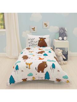 The Gruffalo Reversible Pure Cotton Duvet Cover and Pillowcase Set - view 2, Multi