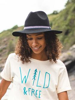 Passenger Outback Wool Fedora Hat - view 2, Black