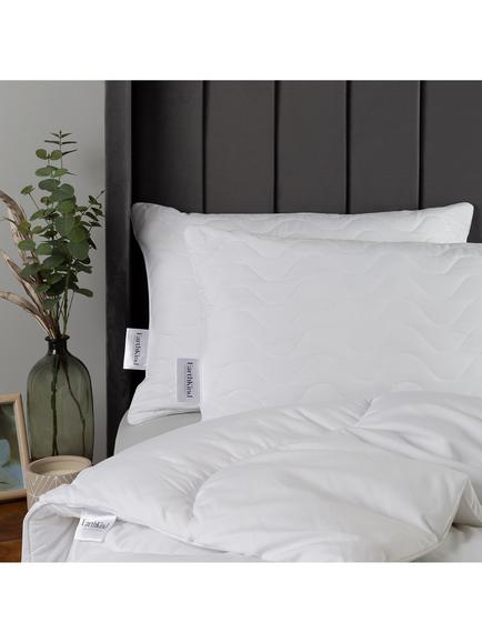 EarthKind Synthetic Standard Pillow, Medium, White