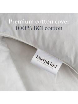 EarthKind Feather & Down Standard Pillow, Medium - view 2, White