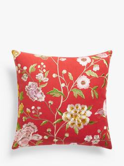 Sanderson Chinoiserie Hall Cushion, Cinnabar