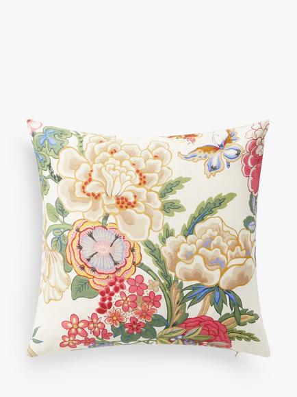 Sanderson Emperor Peony Cushion, Pink