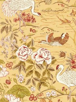 Sanderson Crane & Frog Wallpaper, Dwaw217124