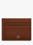 Mulberry Small Classic Grain Leather Card Holder, Oak