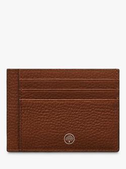 Mulberry Small Classic Grain Leather Card Holder - view 2, Oak