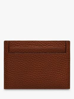 Mulberry Continental Small Classic Grain Leather Credit Card Slip - view 2, Oak