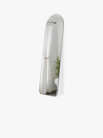 Umbra Hubba Arch Leaner Mirror, 158 x 51cm, Titanium - view 2, Titanium
