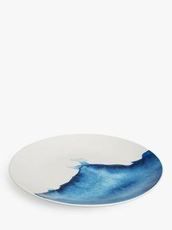 Rick Stein Coves of Cornwall Bone China Round Platter, 36cm, Blue/White - view 2, Blue/White