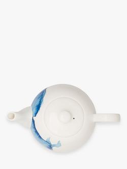 Rick Stein Coves of Cornwall Bone China Teapot, 1.35L, Blue/White - view 2, Blue/White