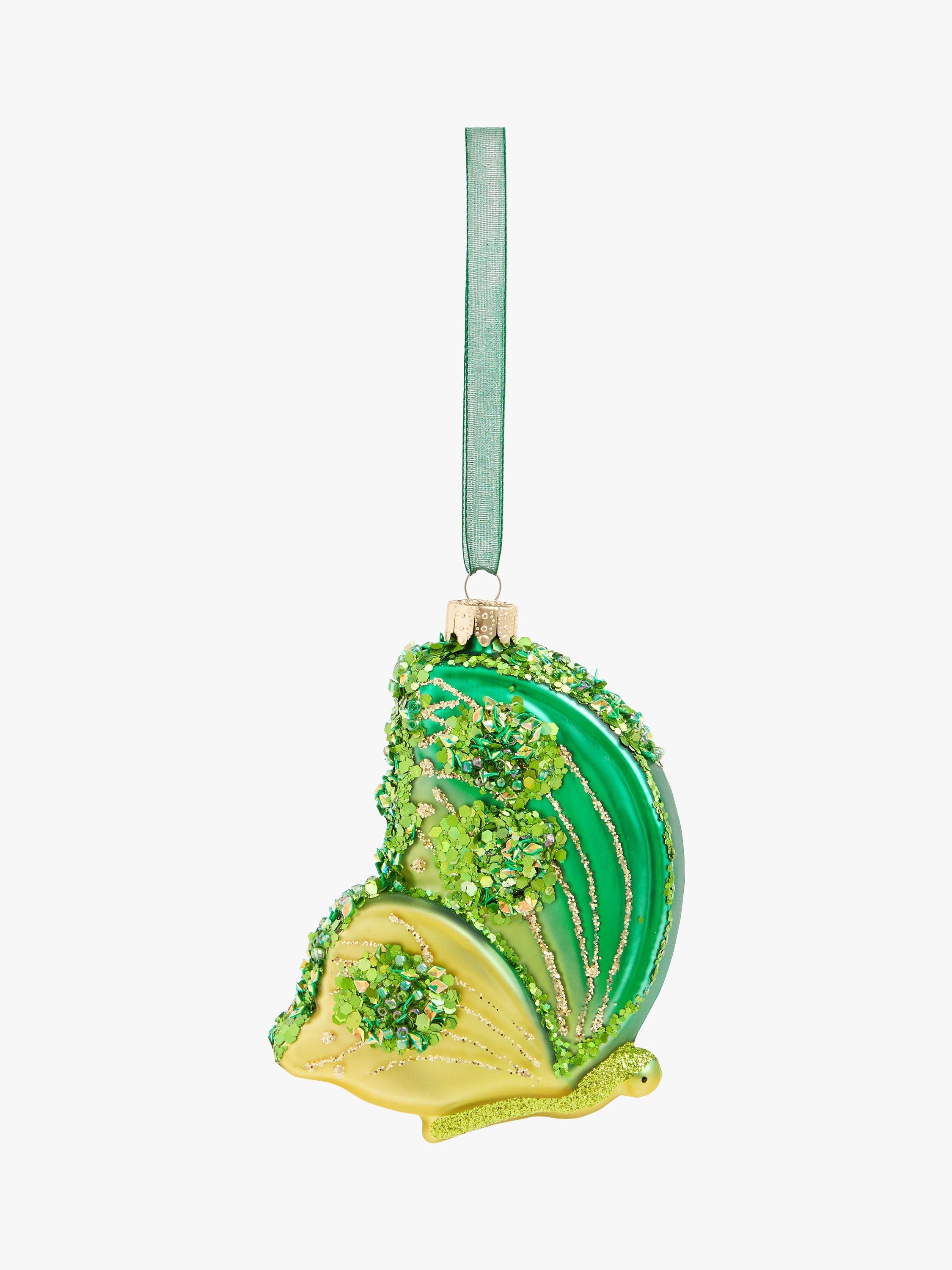 John Lewis Community Garden Glitter Butterfly Bauble