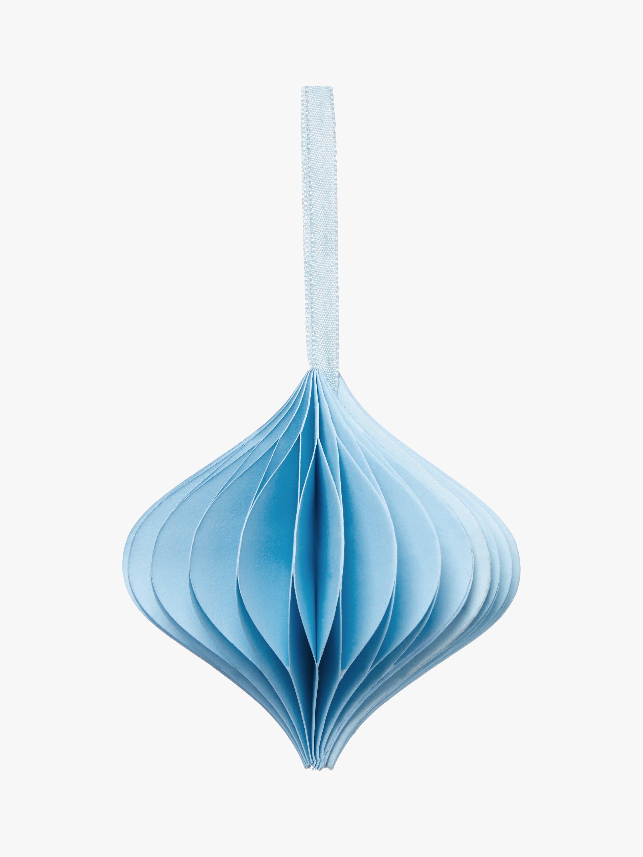 John Lewis Santa's Rainbow Workshop Paper Onion Tree Decoration