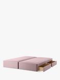 John Lewis Pocket Sprung 4 Drawer Storage Divan Base, Super King Size, Cotton Effect Beige, Deep Velvet Heather