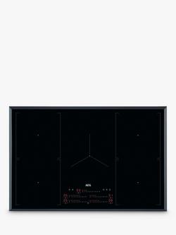 AEG 6000 IKE85751FB 78cm Induction Hob, Black, Black