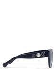 CHANEL CH5478 Women's Irregular Sunglasses, Blue/Grey