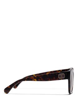 CHANEL Irregular Sunglasses CH5478 Dark Havana/Brown Gradient - view 2, Dark Havana/Brown Gradient