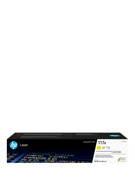 HP 117A Laser Toner Cartridge, Yellow