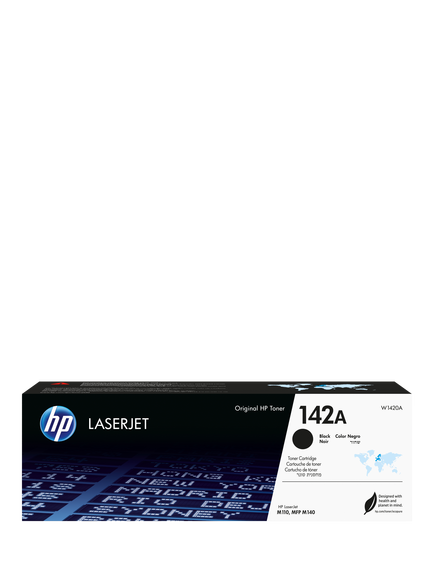 HP 142A Laser Toner Cartridge, Black, Black