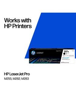 HP 207X Laser Toner Cartridge, Black - view 2, Black