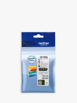 Brother LC3219XL Ink Cartridge, Pack of 4, Multi, Multi