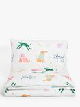John Lewis Easy Care Park Pals Reversible Duvet Cover and Pillowcase Set