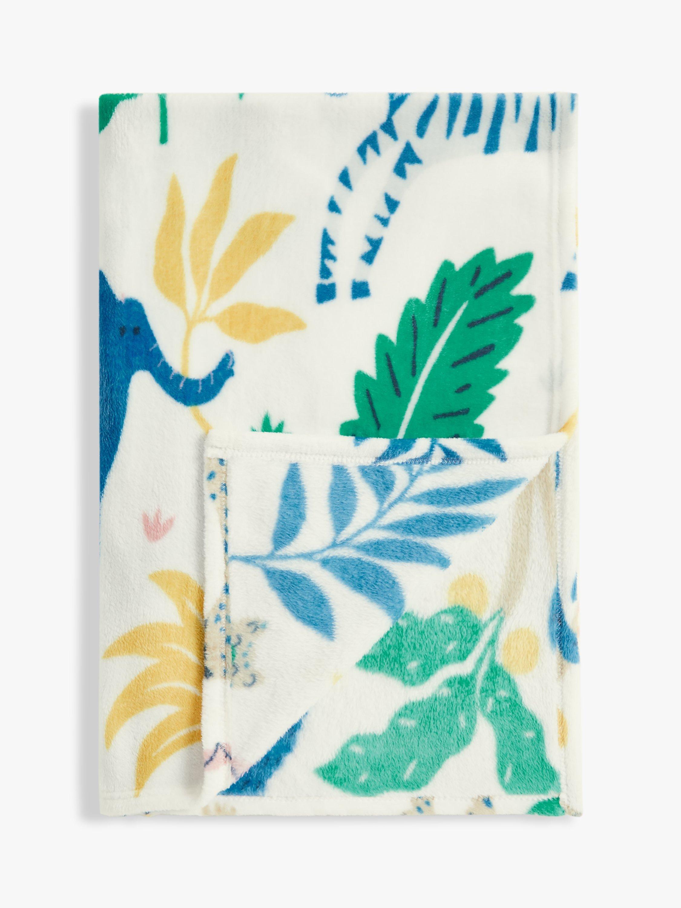 John Lewis ANYDAY Jungle Boogie Fleece Blanket 120 x 120cm