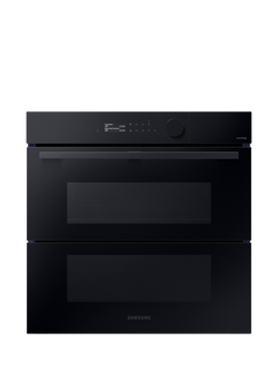 Samsung Series 5 NV7B5775XAK Dual Cook Flex Self Cleaning Single Oven with Steam Function, Black, Clean Black