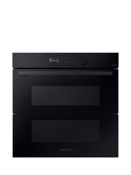Samsung Series 5 NV7B5775XAK Dual Cook Flex Self Cleaning Single Oven with Steam Function, Black, Clean Black